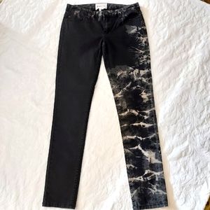 BCBGeneration Black Goth Pattern Jeans. NWT.